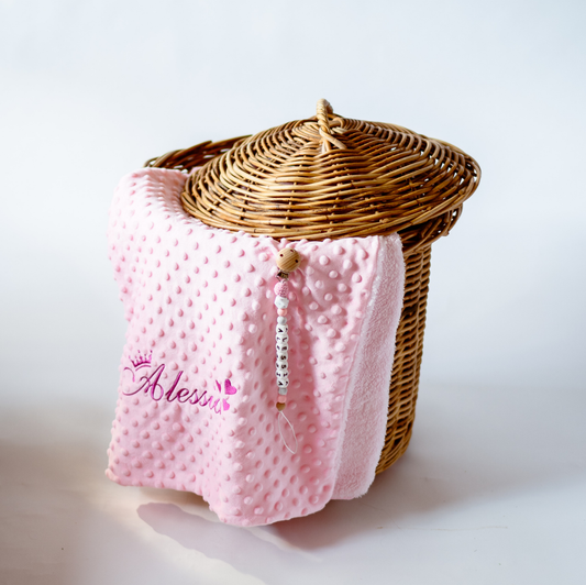 Fleece Newborn Baby Blanket +  FREE Pin // CODE "MY15" For 15% OFF