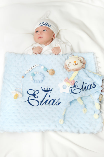 Fleece Newborn Baby Blanket +  FREE Pin // CODE "MY15" For 15% OFF